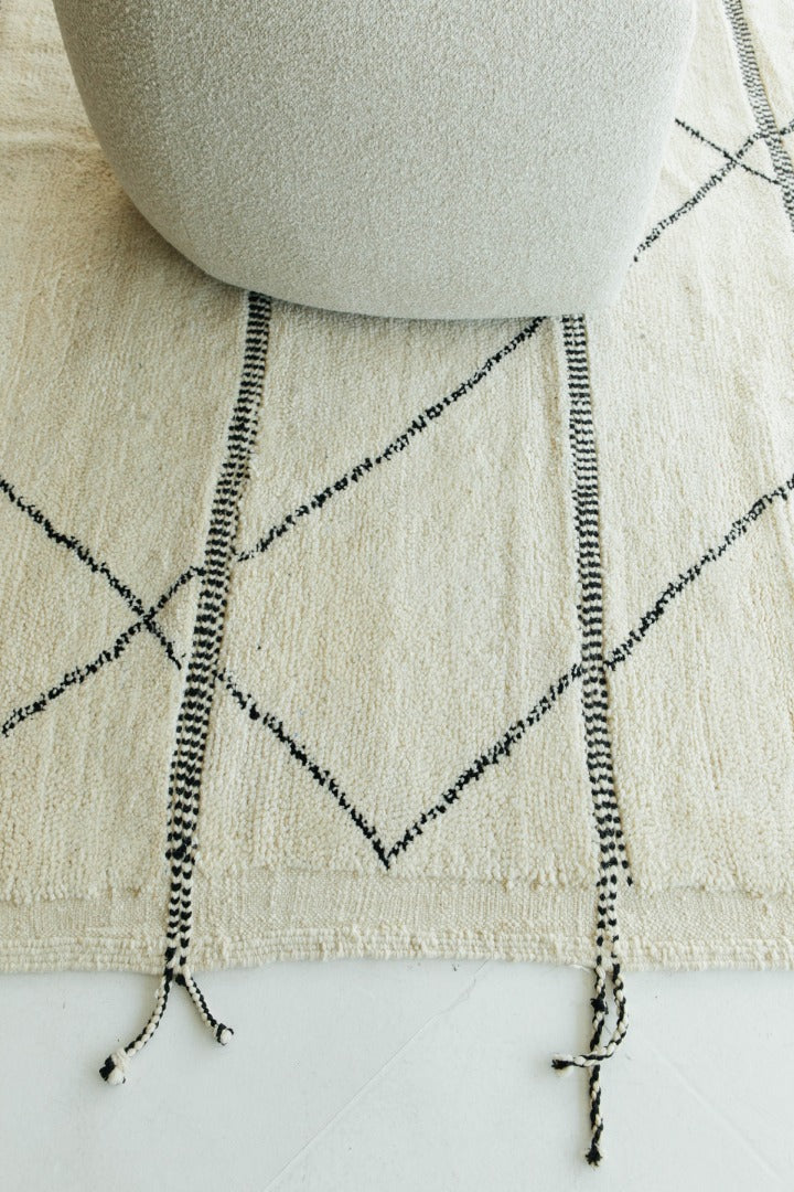 Modern Rug Image 8004 Moroccan Beni Ourain Tribe Berber Rug