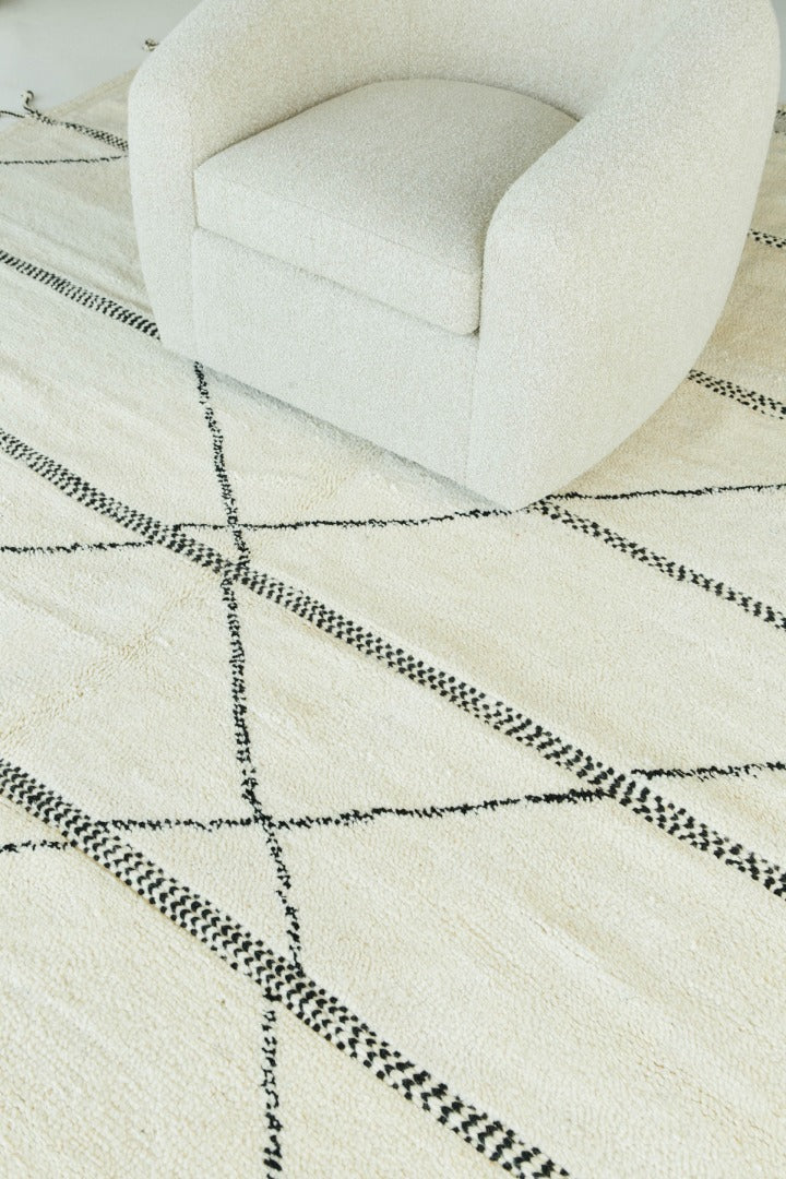 Modern Rug Image 8006 Moroccan Beni Ourain Tribe Berber Rug