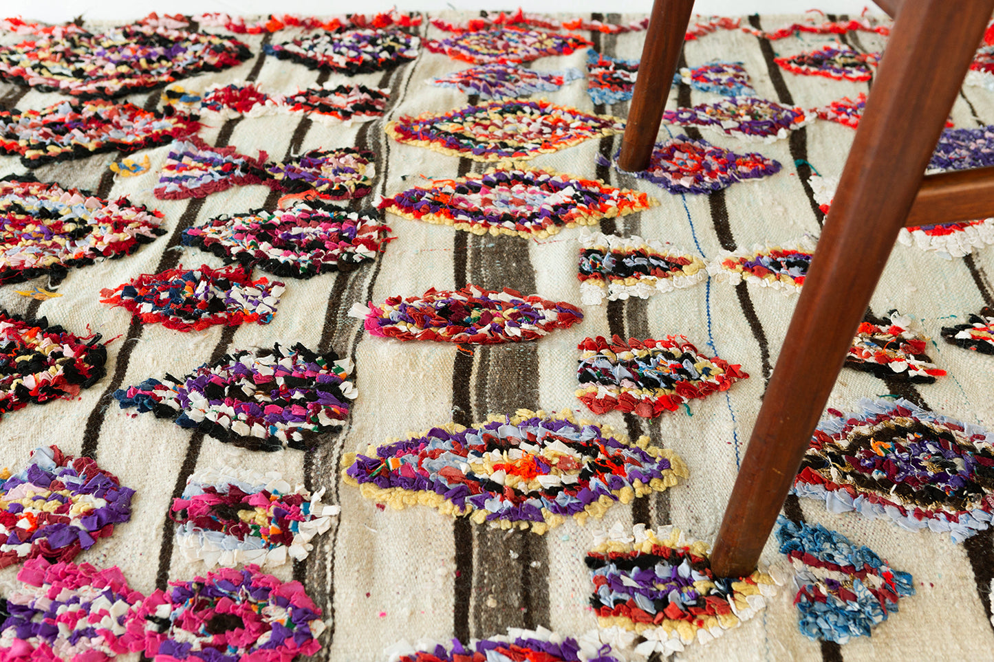 Modern Rug Image 12494 Vintage Moroccan Azilal Tribe Berber Rug