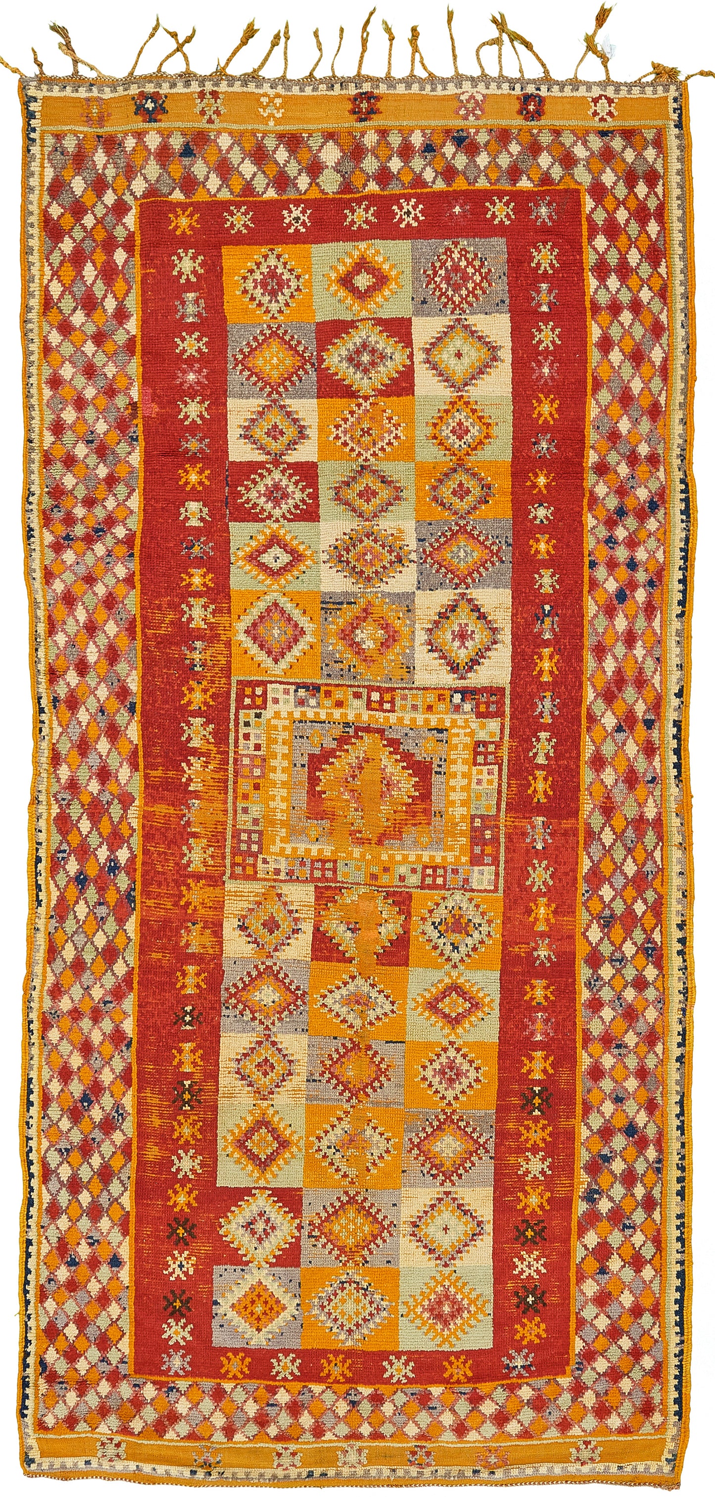 Modern Rug Image 13418 Vintage Moroccan High Atlas Tribe Rug