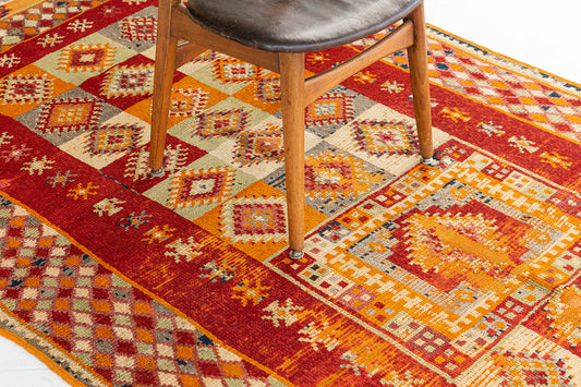 Modern Rug Image 13419 Vintage Moroccan High Atlas Tribe Rug