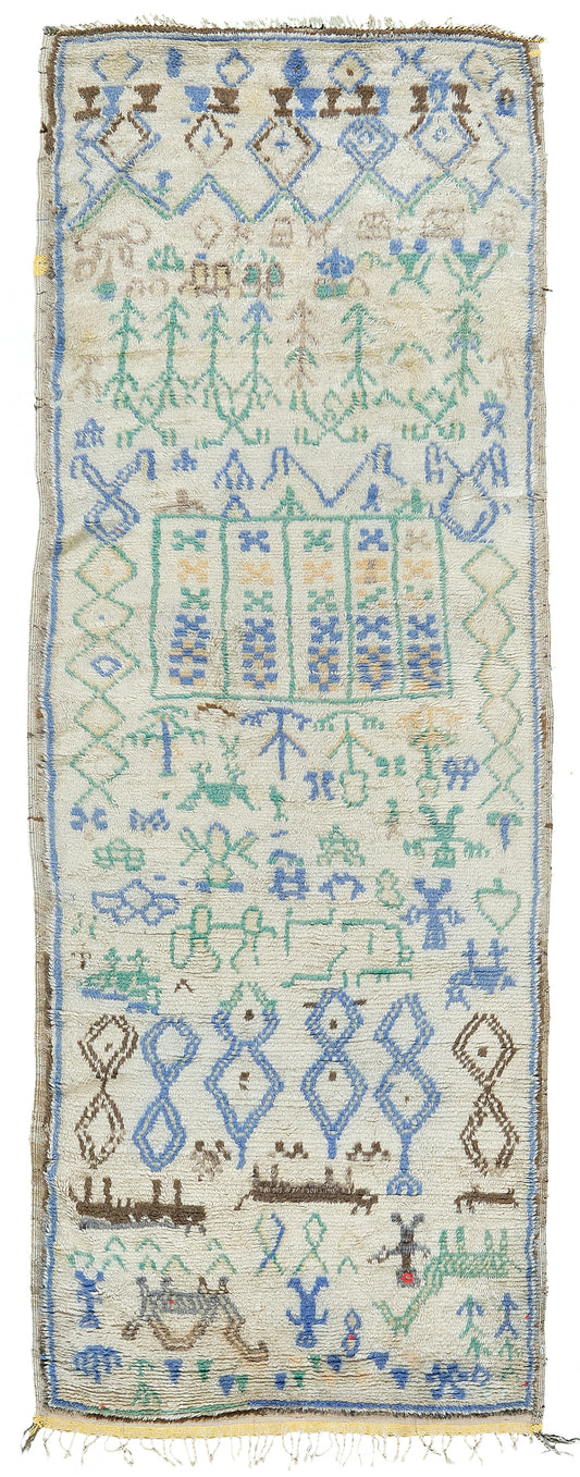 Modern Rug Image 12574 Vintage Moroccan Azilal Tribe Berber Rug