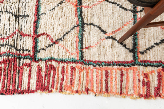 Modern Rug Image 12416 Vintage Moroccan Azilal Tribe Berber Rug