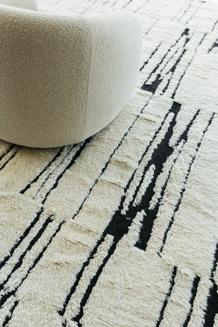 Modern Rug Image 8960 Notes, Design Rhymes Collection