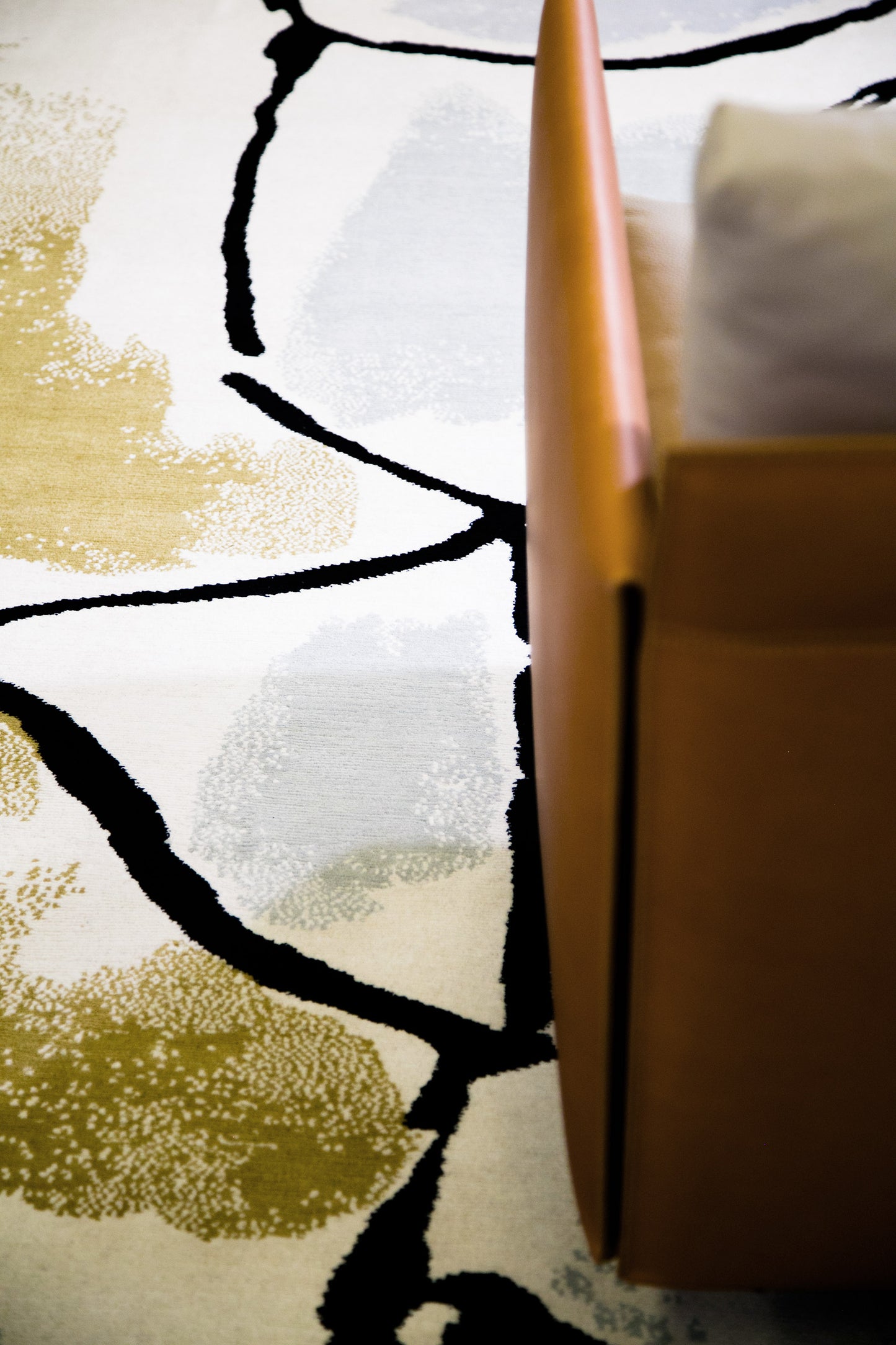 Modern Rug Image 10899 Stone River, Design Rhymes Collection