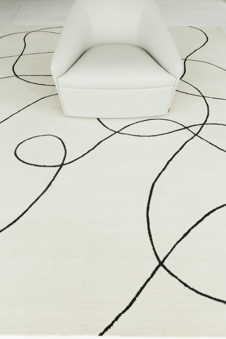 Modern Rug Image 5201 How to Tie a Knot by Liesel Plambeck