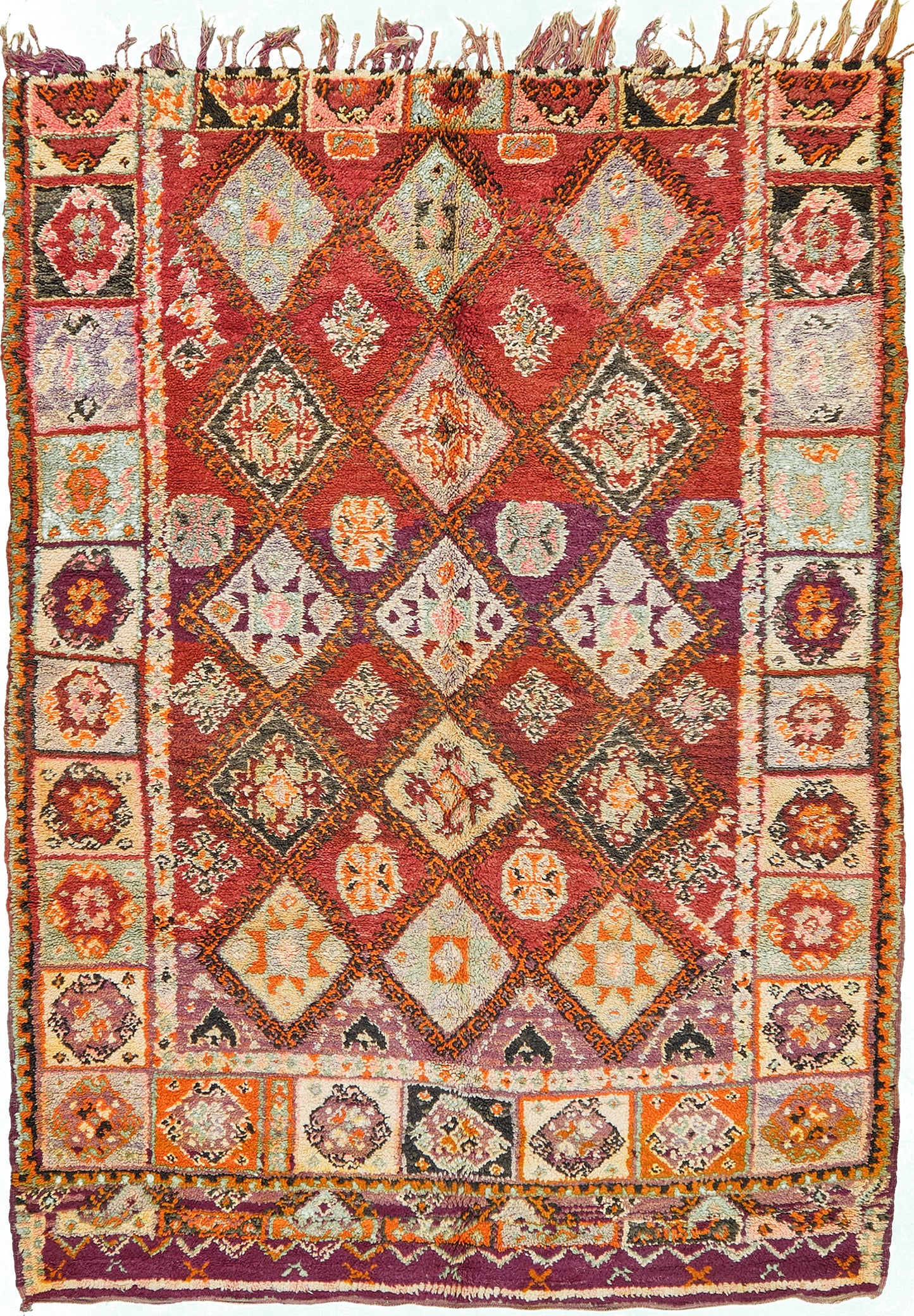Modern Rug Image 13651 Vintage Moroccan Rug High Atlas Tribe