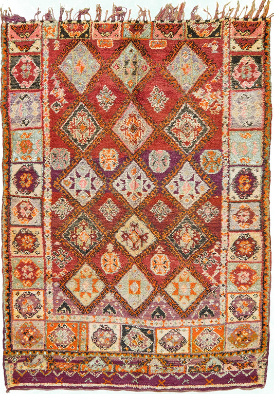 Modern Rug Image 13651 Vintage Moroccan Rug High Atlas Tribe