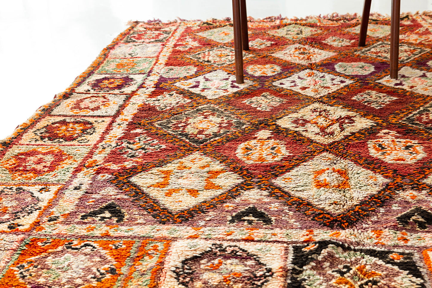 Modern Rug Image 13655 Vintage Moroccan Rug High Atlas Tribe