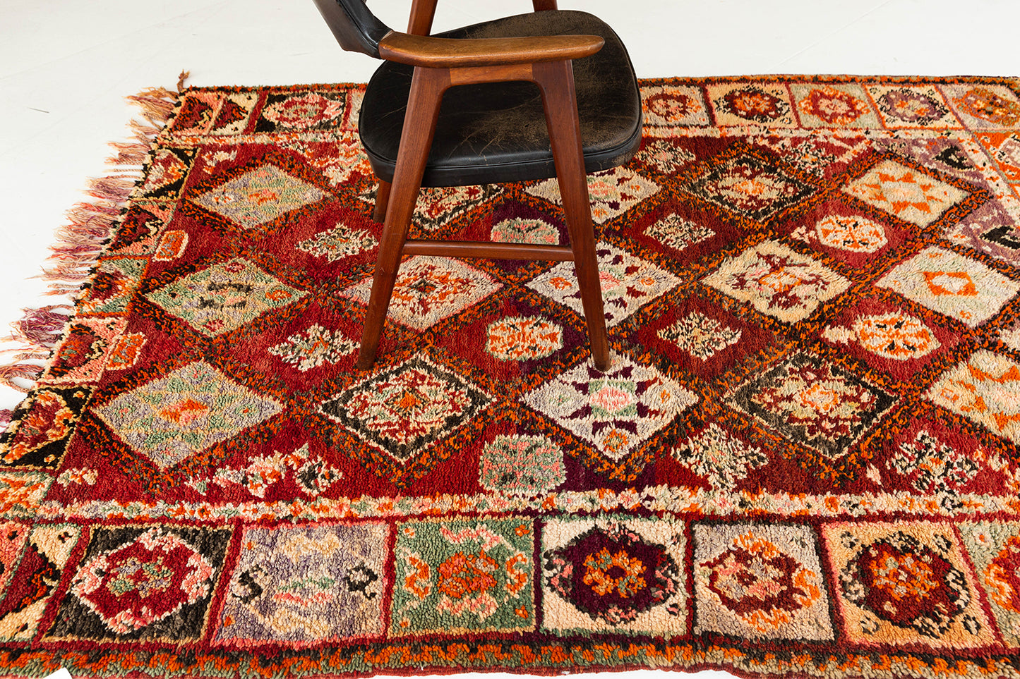Modern Rug Image 13653 Vintage Moroccan Rug High Atlas Tribe