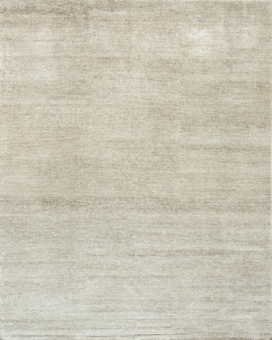 Modern Rug Image 10726 Solid, Natural Silk Rug