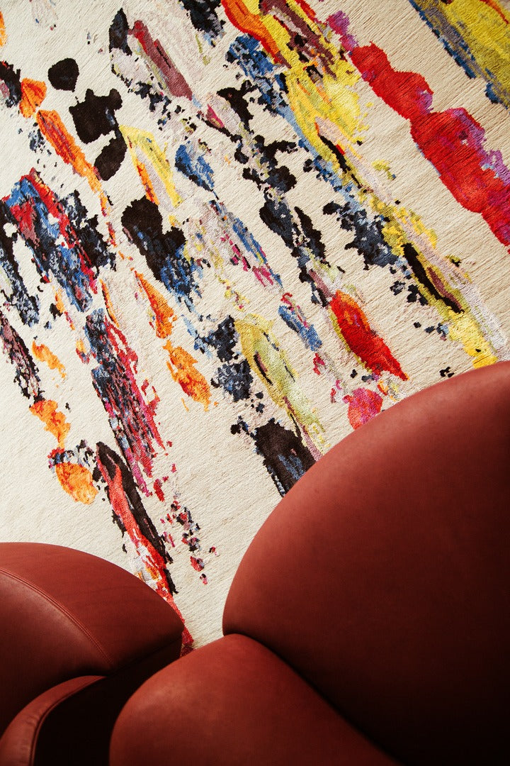 Modern Rug Image 1976 Bisous by Citizen Artist