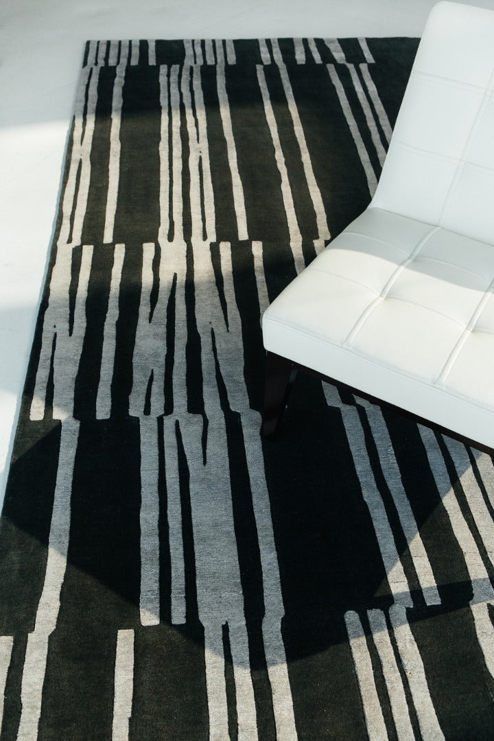 Modern Rug Image 8955 Notes, Design Rhymes Collection