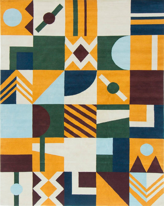 Modern Rug Image 9187 Pazzo, Baci Collection by Citizen Artist