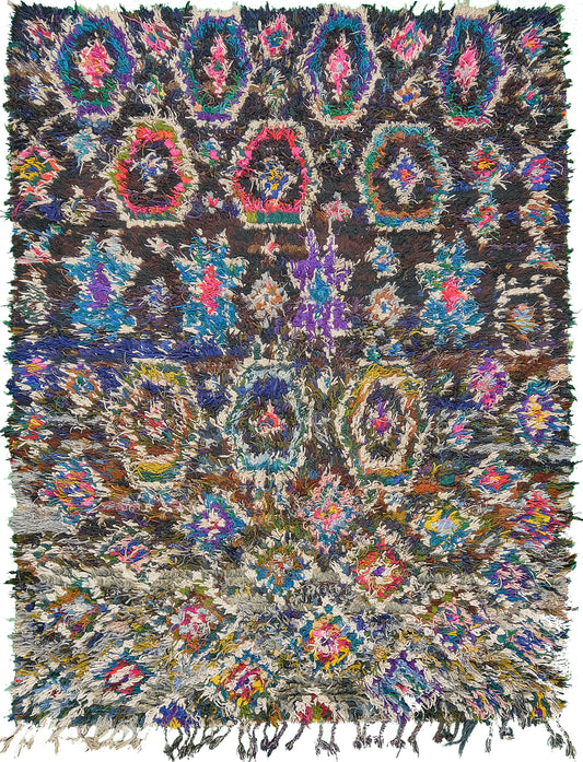 Modern Rug Image 12721 Vintage Moroccan Azilal Tribe Rug