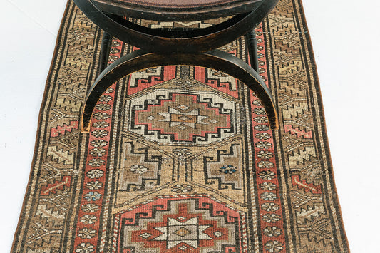 Persian Rug 826 Antique Persian Kordestan Runner 28438