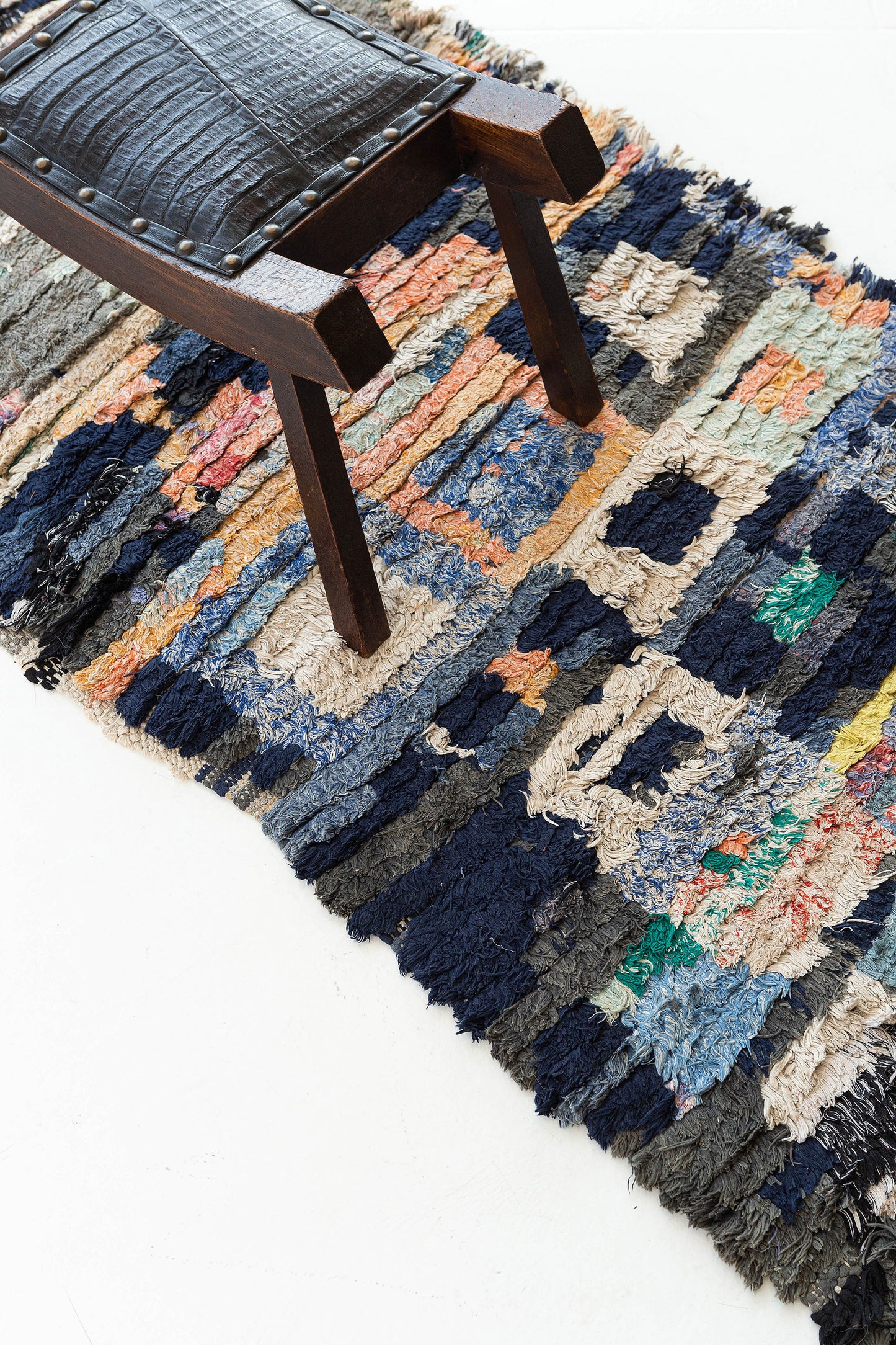 Modern Rug Image 12734 Vintage Moroccan Azilal Tribe Rug