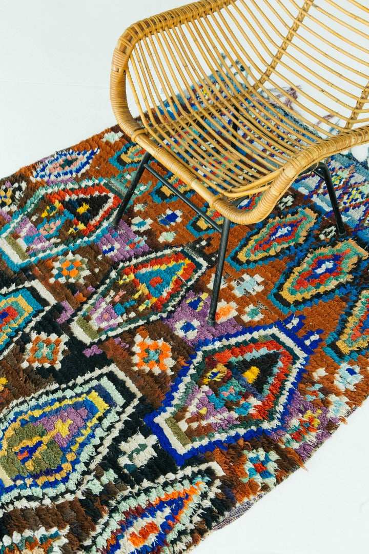 Modern Rug Image 12765 Vintage Moroccan Azilal Tribe Rug
