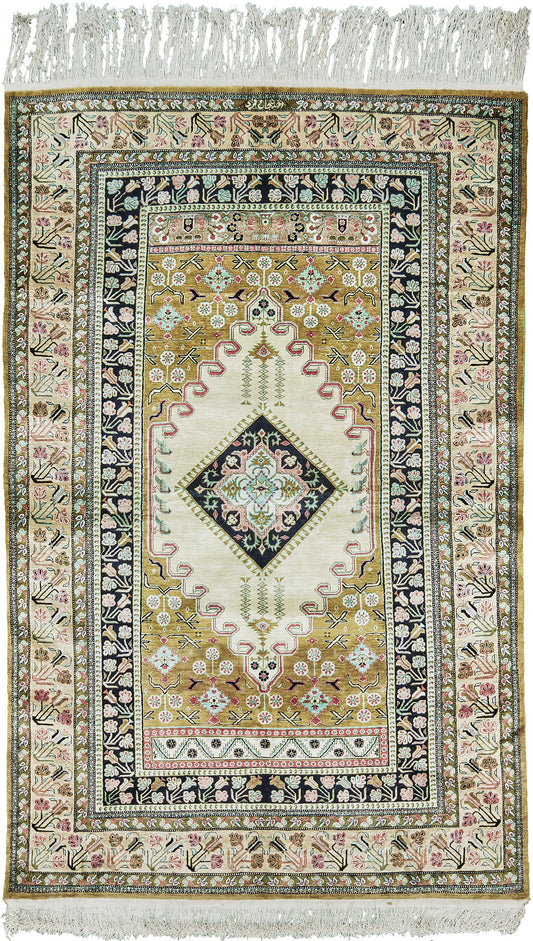 Persian Rug 3047 Persian Qum Silk