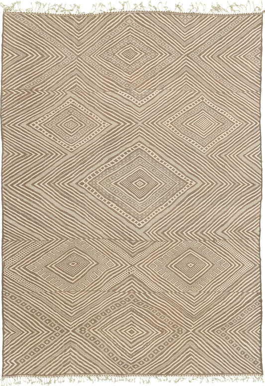 Moroccan Kilim Natural Wool