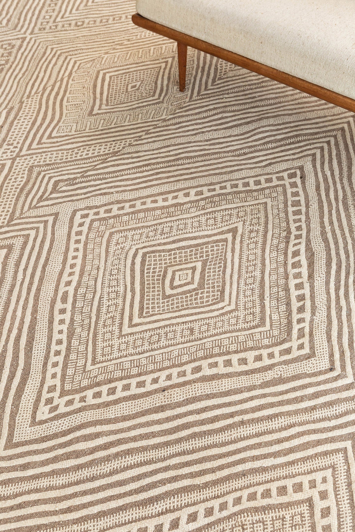Moroccan Kilim Natural Wool