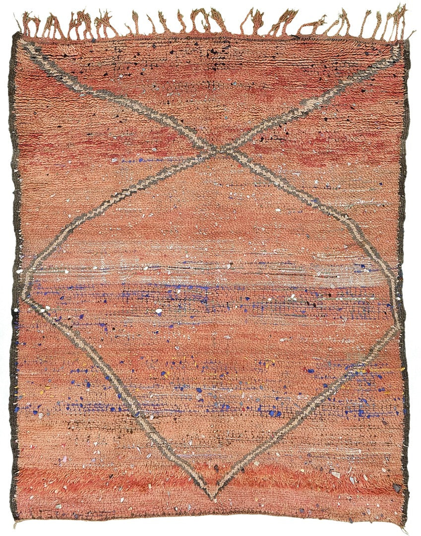 Modern Rug Image 12991 Vintage Moroccan Beni M'Guild Tribe Rug