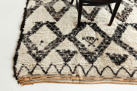 Modern Rug Image 13023 Vintage Moroccan Beni Ourain Tribe Berber Rug