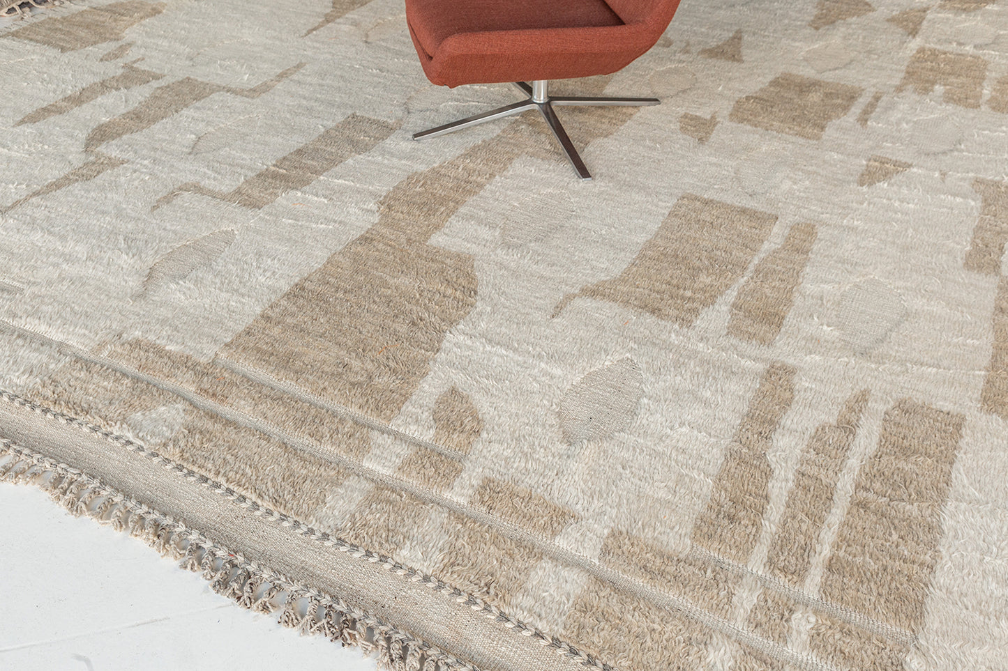 Modern Rug Image 4115 Fengfeng, Haute Bohemian