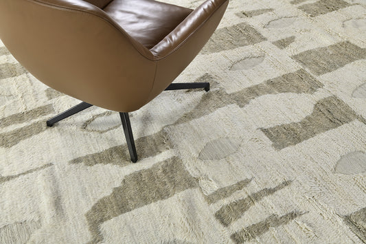 Modern Rug Image 4109 Fengfeng, Haute Bohemian