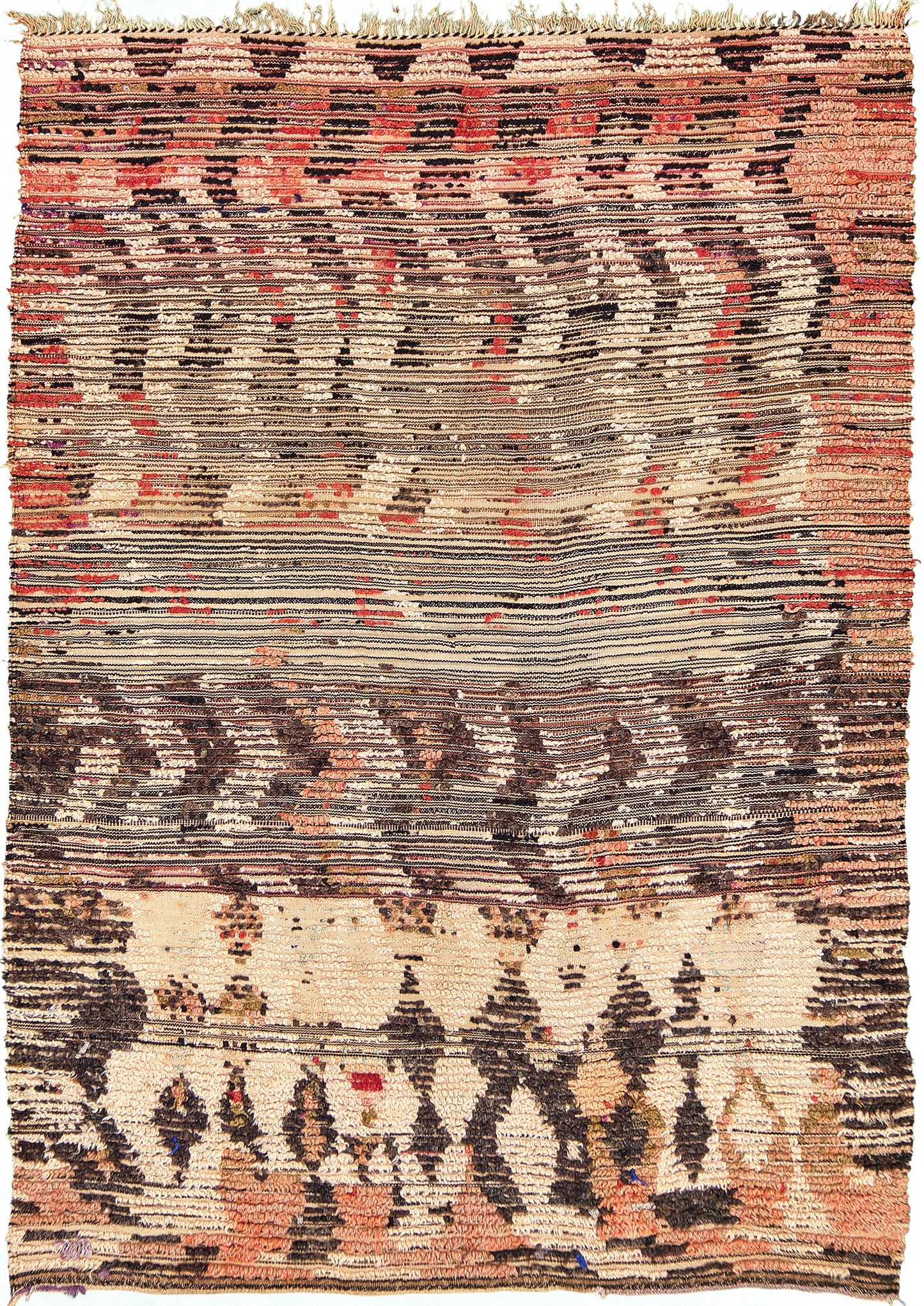 Modern Rug Image 12662 Vintage Moroccan Azilal Tribe Rug