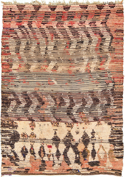 Modern Rug Image 12662 Vintage Moroccan Azilal Tribe Rug