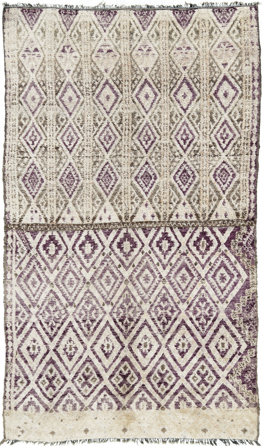 Modern Rug Image 13006 Vintage Moroccan Beni Ourain Rug