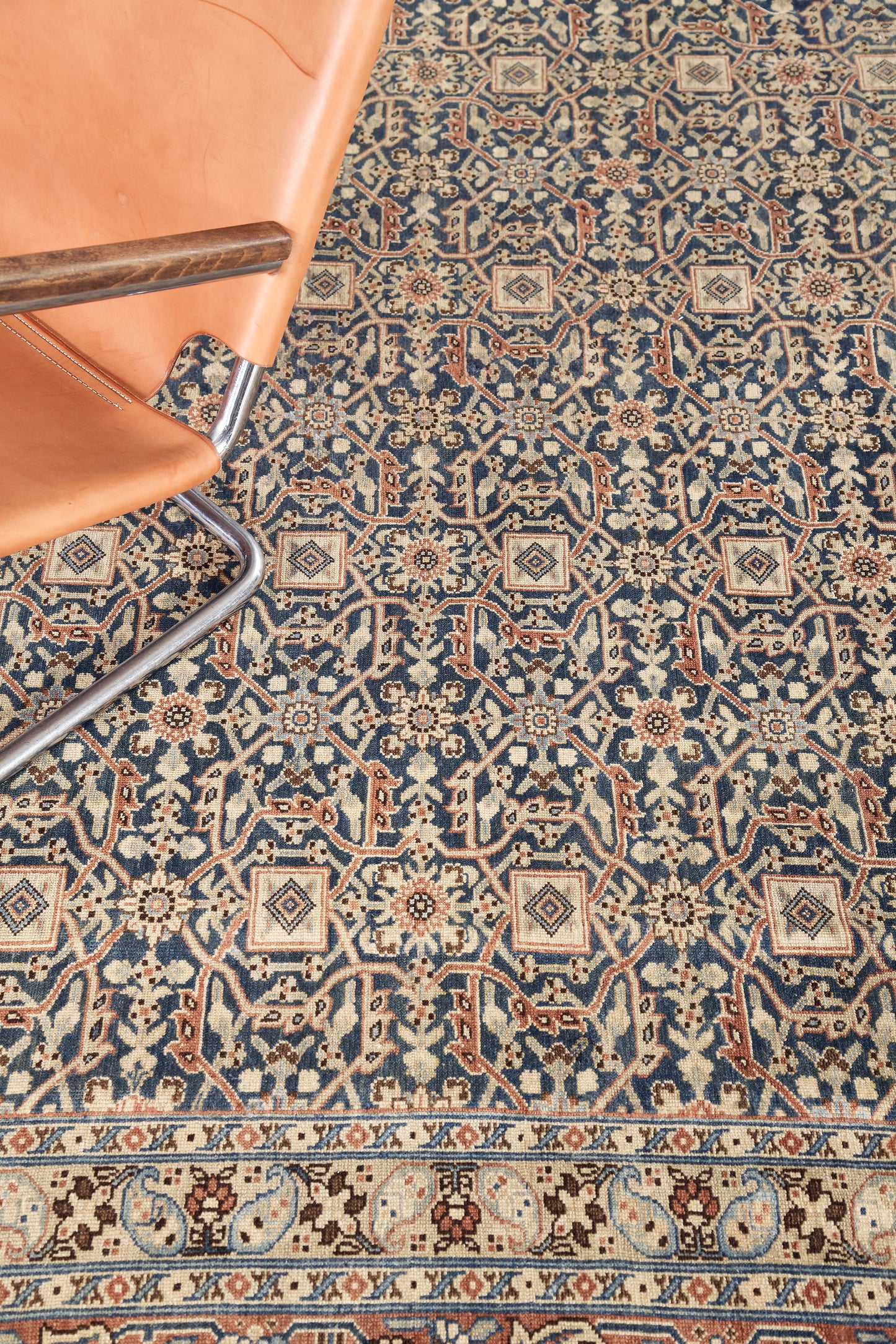 Persian Rug 4326 Vintage Persian Tabriz Seneh 29311