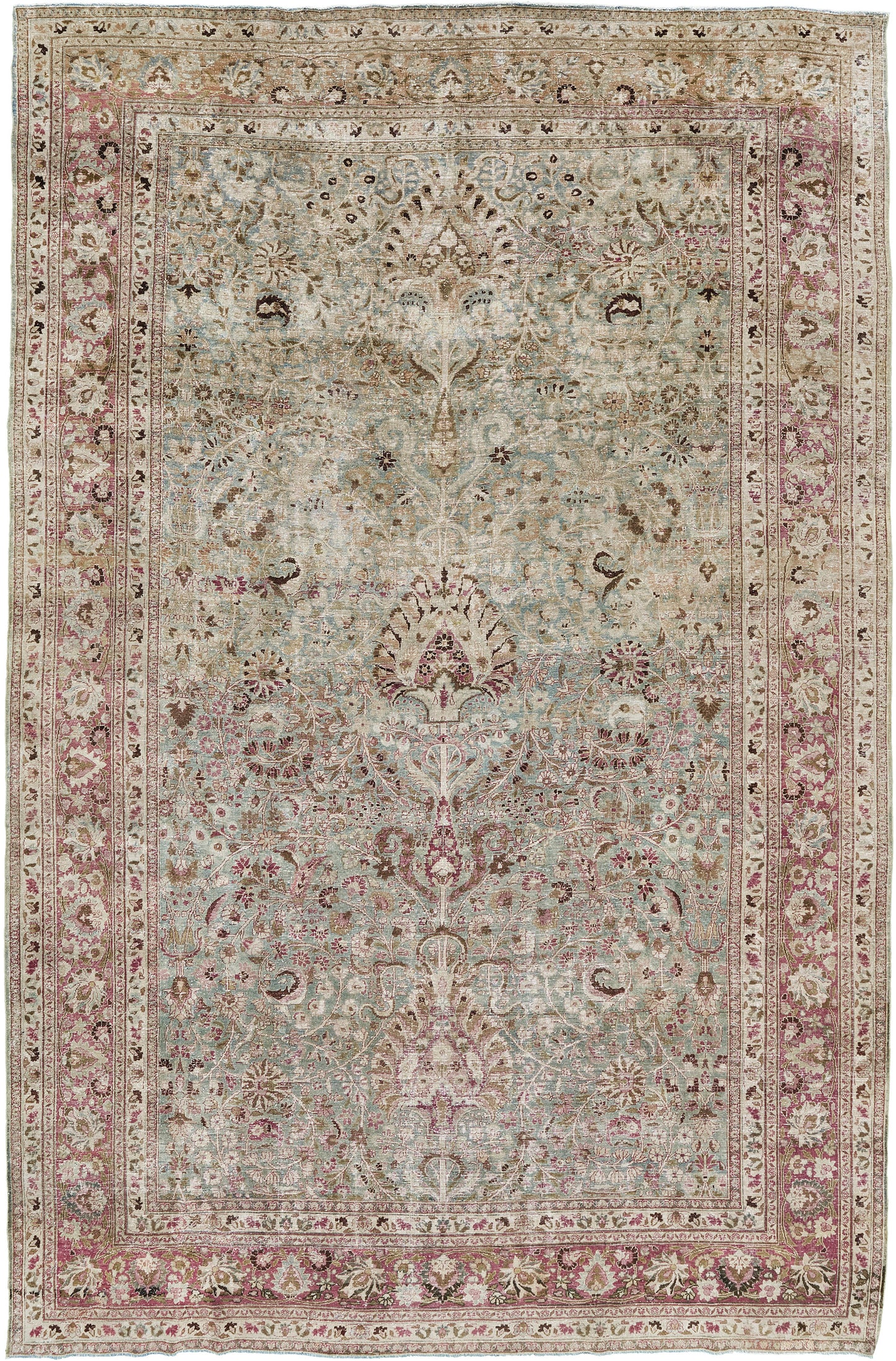 Persian Rug 4014 Vintage Persian Mashad 29320
