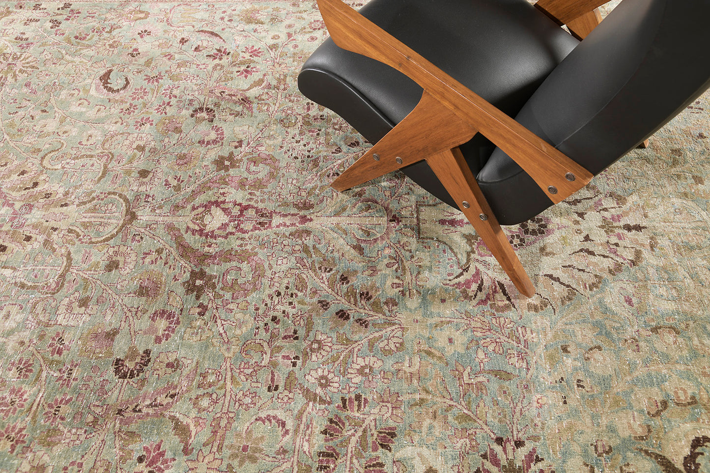 Persian Rug 4017 Vintage Persian Mashad 29320