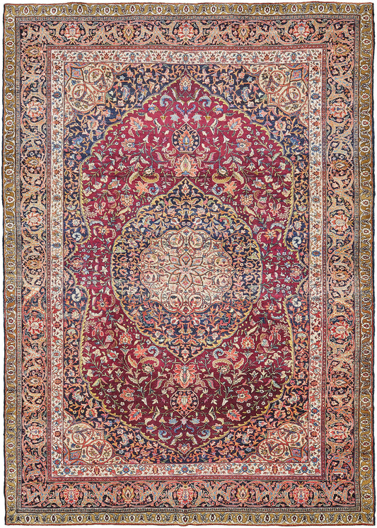 Persian Rug 2192 Antique Persian Tabriz 29321