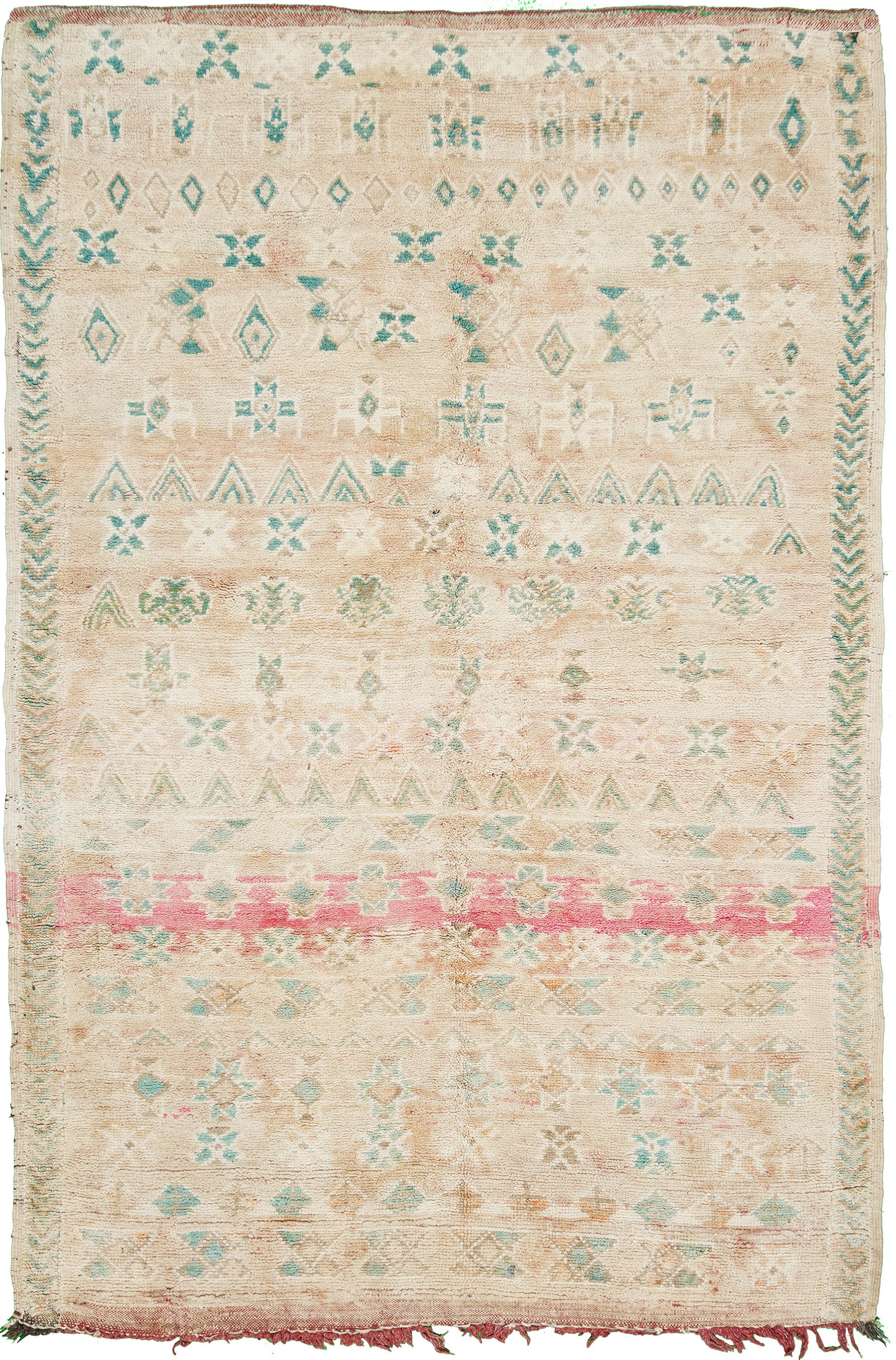 Modern Rug Image 12771 Vintage Moroccan Beni M'Guild Rug