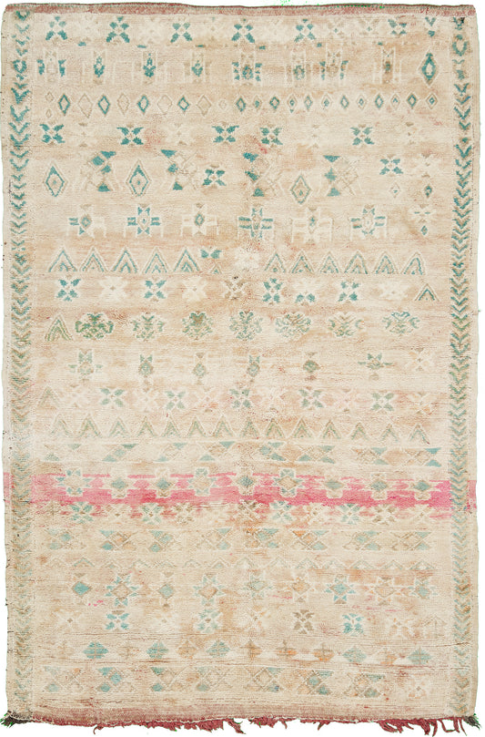 Modern Rug Image 12771 Vintage Moroccan Beni M'Guild Rug
