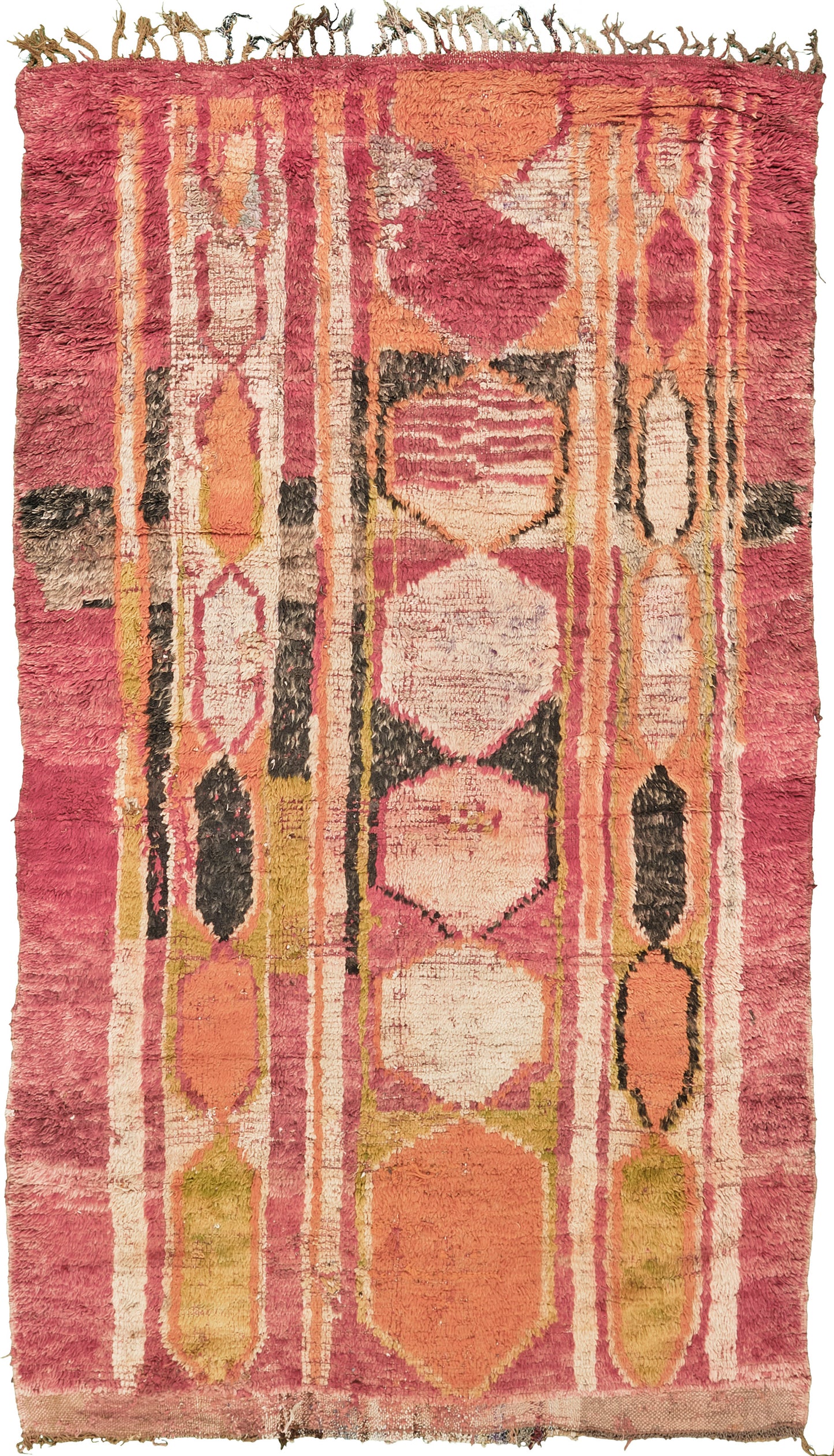 Modern Rug Image 12876 Vintage Moroccan Beni M'Guild Tribe Rug