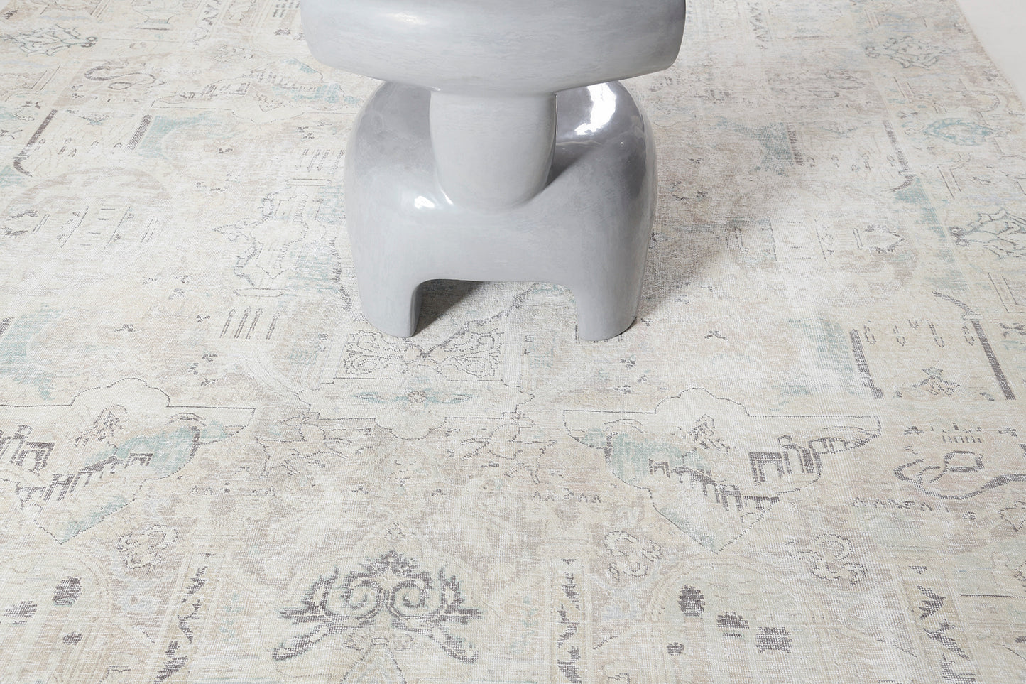 Persian Rug 4370 Vintage Persian Yazd 29381