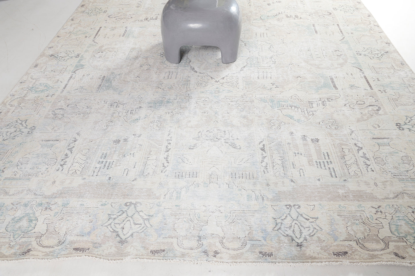 Persian Rug 4371 Vintage Persian Yazd 29381