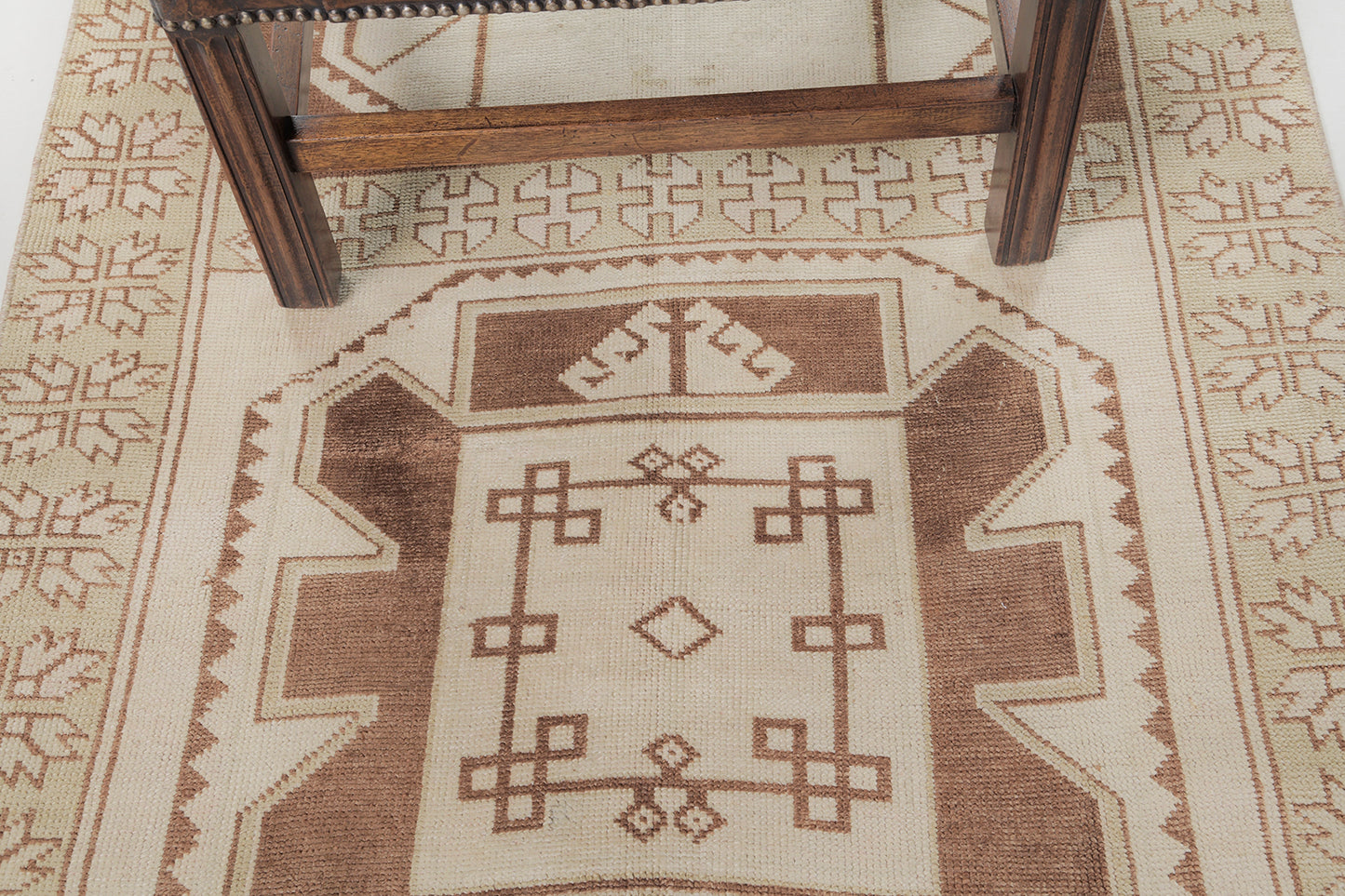 Vintage Turkish Anatolian Milas Rug