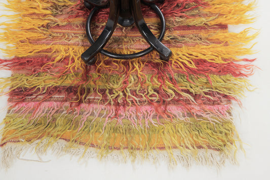 Vintage Turkish Anatolian Tulu Rug