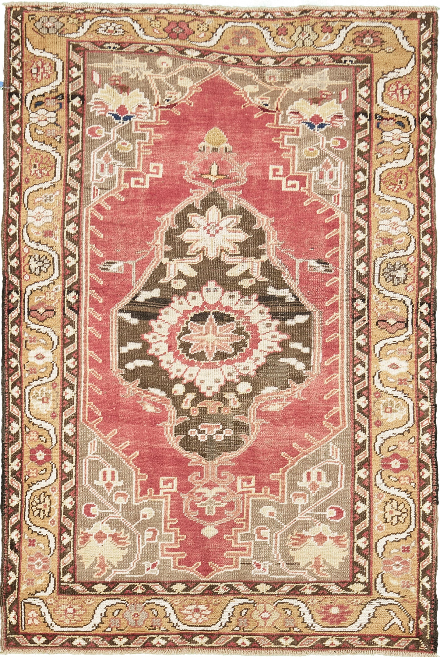 Vintage Turkish Anatolian Maden Rug