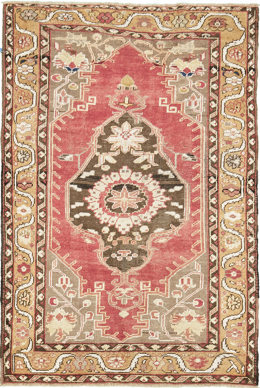 Vintage Turkish Anatolian Maden Rug