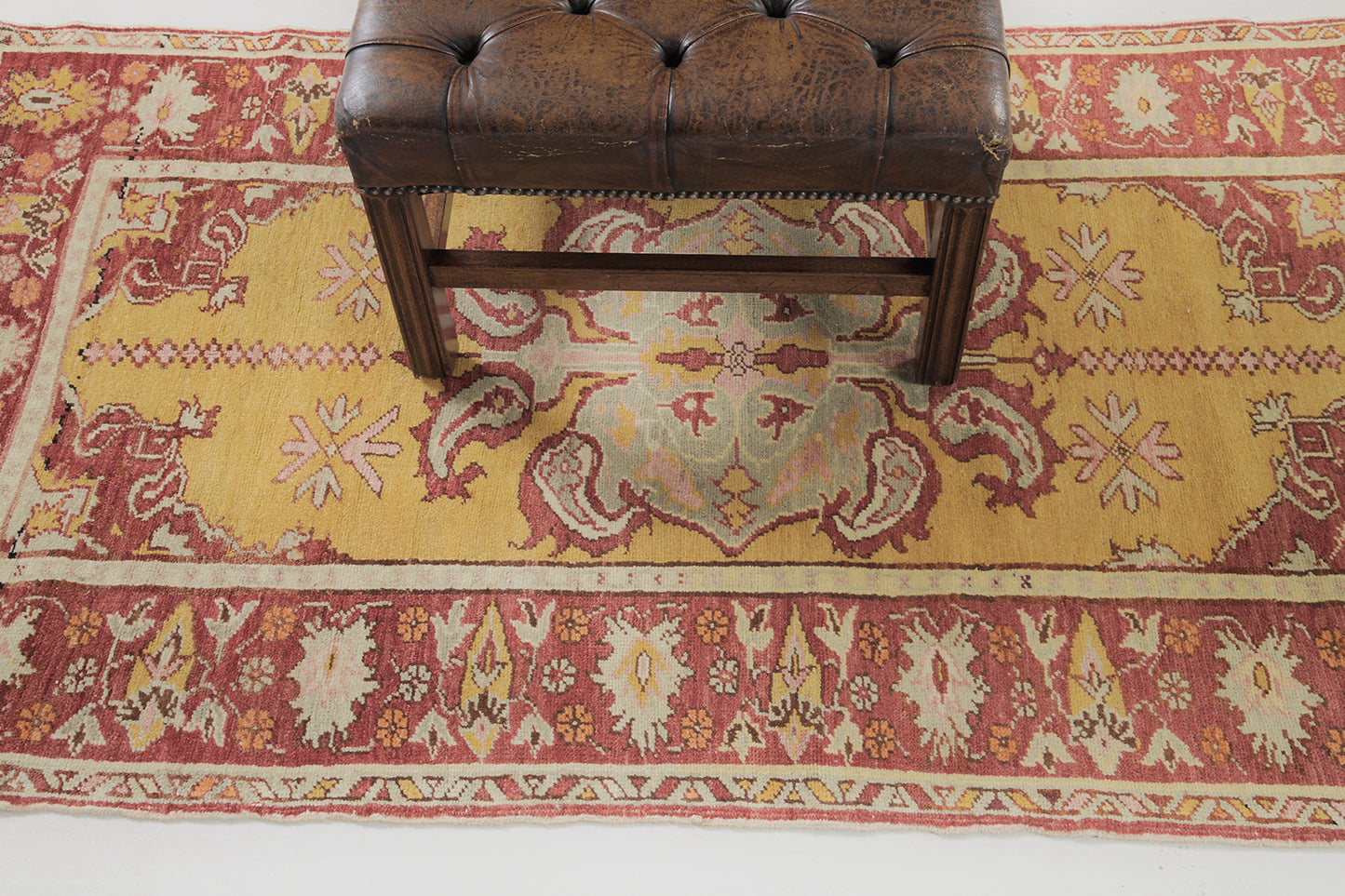 Vintage Turkish Anatolian Guney Rug