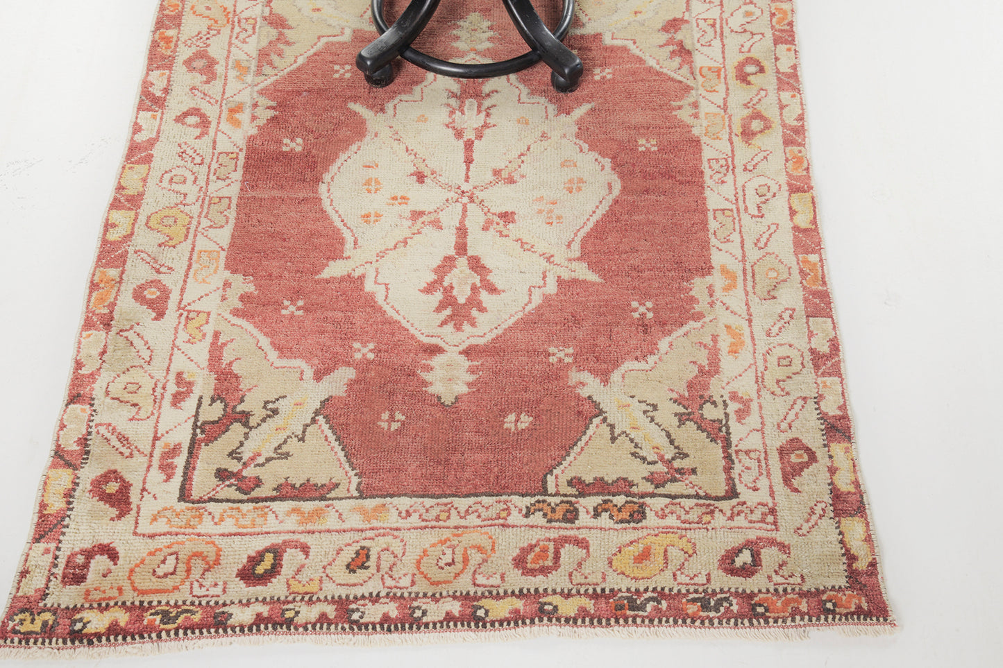 Vintage Turkish Anatolian Konya Rug