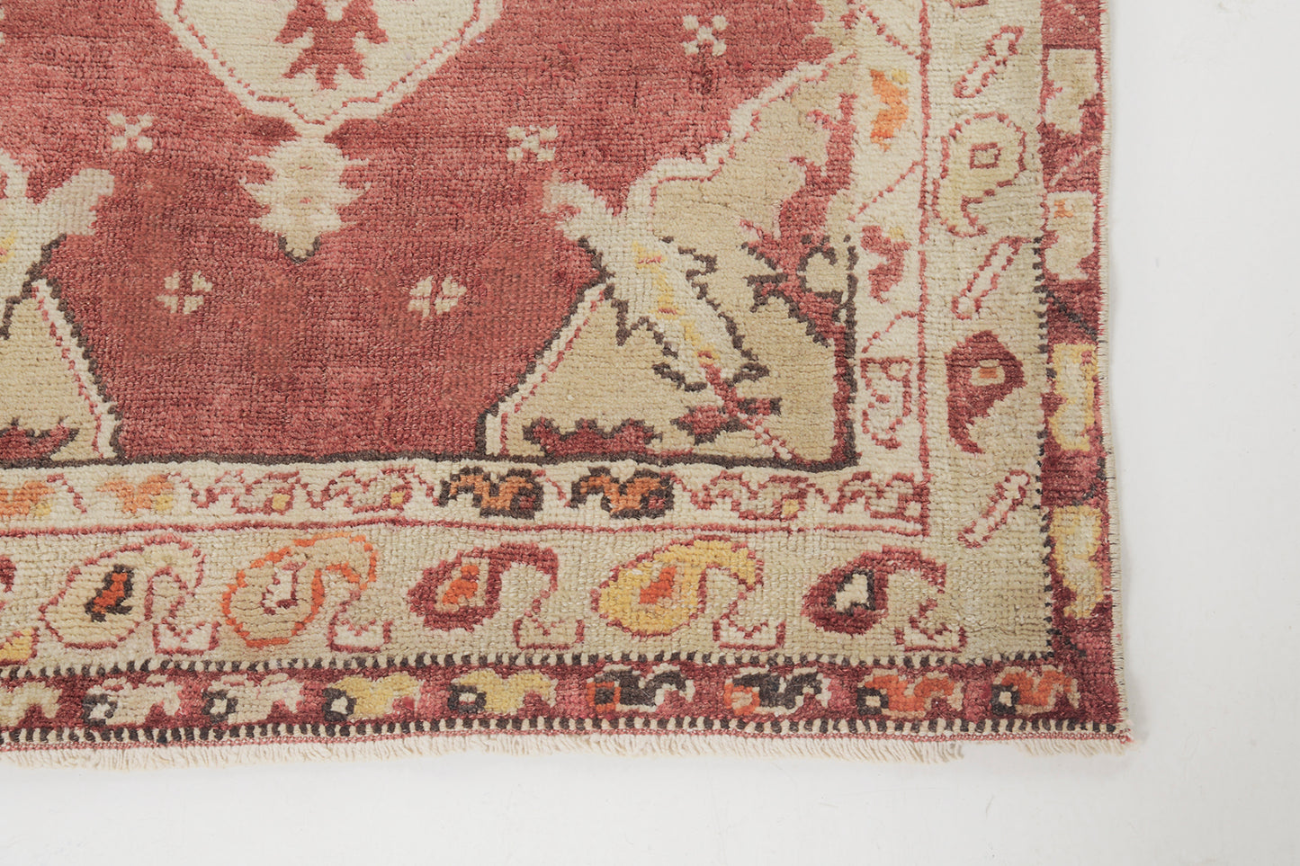 Vintage Turkish Anatolian Konya Rug