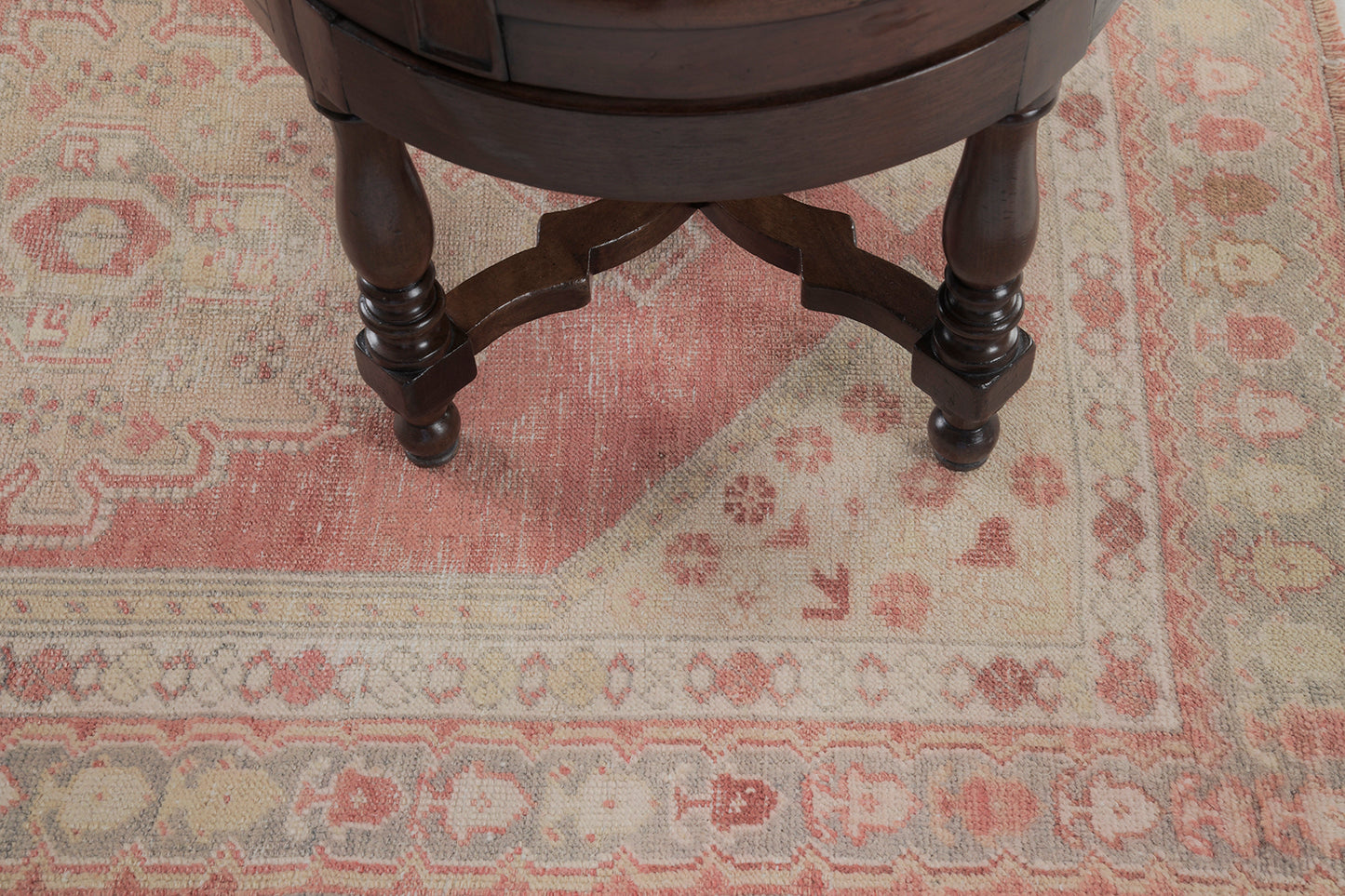 Vintage Turkish Anatolian Konya Rug