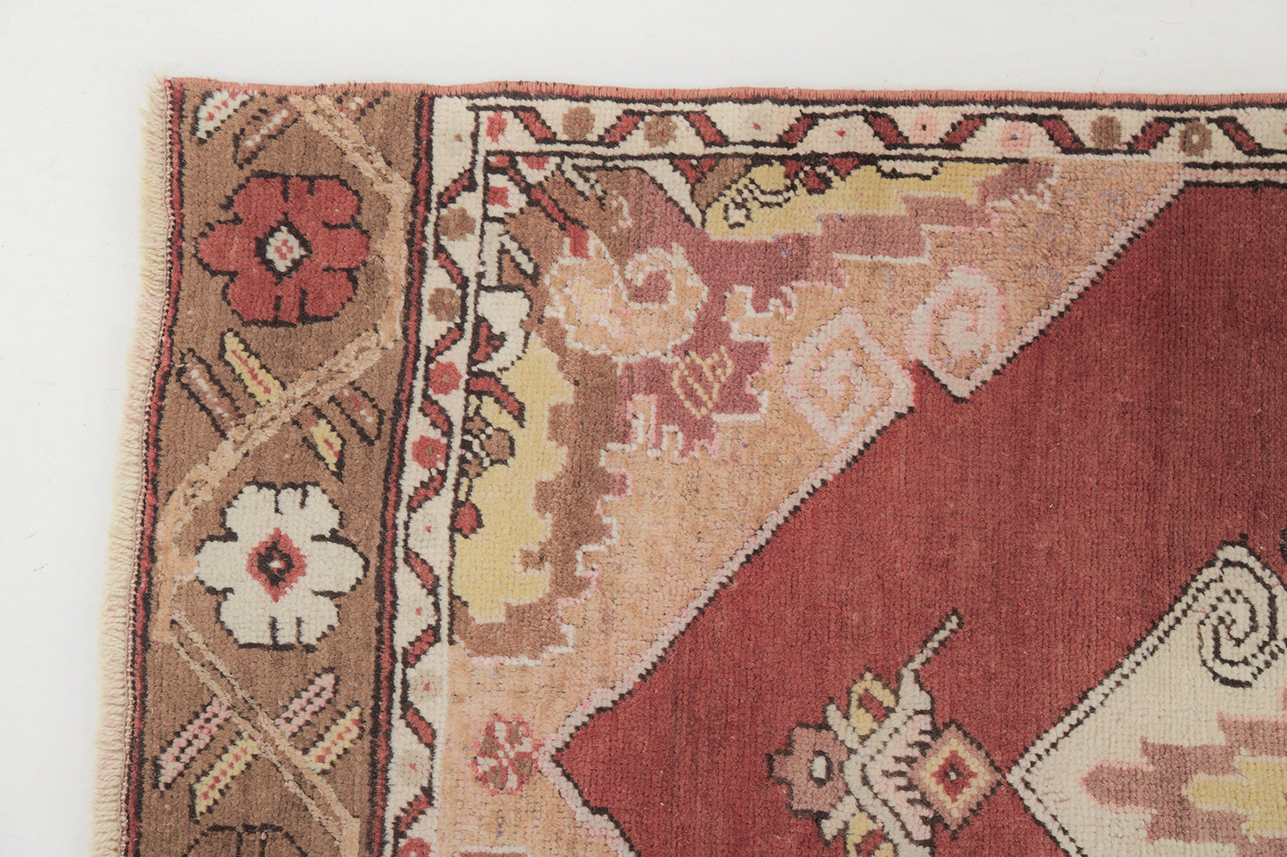 Vintage Turkish Anatolian Kirsehir Rug